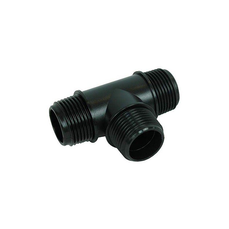 GASMIS PP Threaded Fitting Screw Fitting T-Piece AG 1 Inch