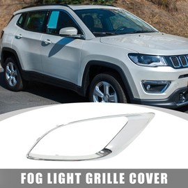 X AUTOHAUX Car Front Bumper Right Side Fog Light Grille Lamp Cover 5113744AB for Dodge Durango 2014-2018