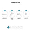 ledscom.de Siris LED Under-Unit Light Matt White with Power Supply