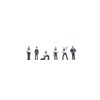NOCH® Sailors Hand Coloured Model Figures Set of 6 for