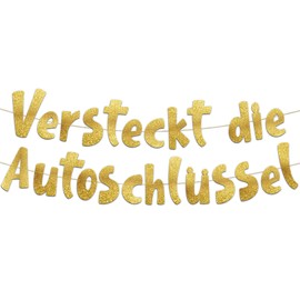 Hide Car Keys Funny Banner 17th Birthday Party Supplies