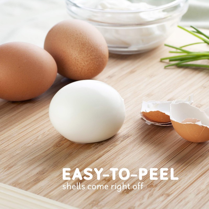 Elite Gourmet Easy Electric 7 Egg Capacity Soft, Medium, Hard-Boiled