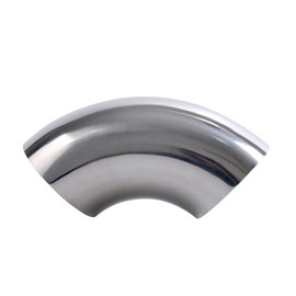 2 Inch Stainless Steel Elbow 90 Degree Stainless Steel 50 mm Pipe Elbow Pipe Bend Steel SS304 Exhaust Mandrel Bending Pipe (90 Degree, 2.0 Inches))