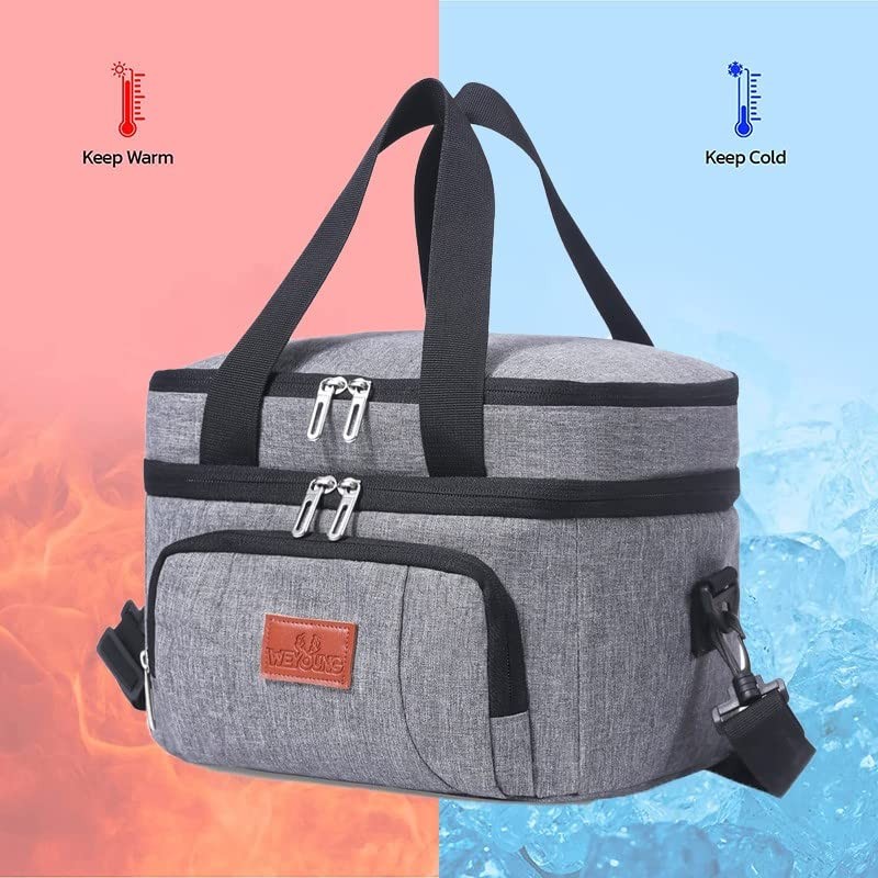 Versatile 10L Outdoor Lunch Cooler Bag - Portable, Thermal Insulated