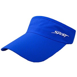 YAMEE Visor Cap Men's Ultra-Light Visors Sun Visor for Men and Women Sun Hat Summer Hat Beach Hat Unisex Sports Sunvisor Cap Sports Sun Visor Golf Tennis Cap, 1/Royal Blue