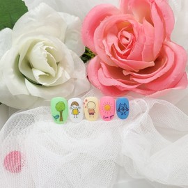 ❤Young and Cheolsu’s handmade nail tips - Long Ballerina / ❤영이와철수 수제네일팁 - 롱발레리나