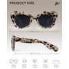 JM Fully Magnified Reading Sunglasses Women with Spring Hinge, Fashion