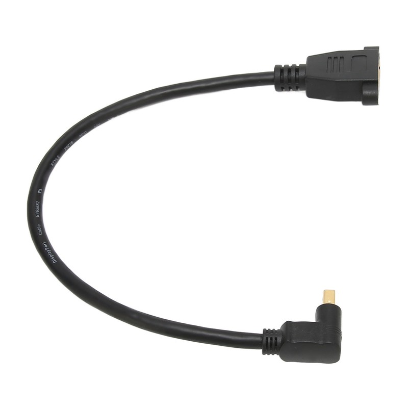 DP Female to Mini DP Male Cable Double Hole Lockable