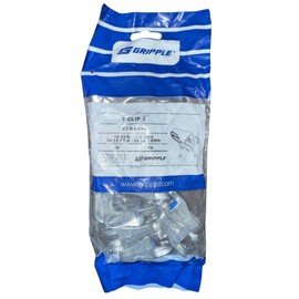 Gripple T-Clip #2, Wire Joiner for Fencing (10-7.5 Gauge Plain and 12.5 Gauge Mild Steel Barbed) - (10 Count)