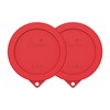 SOPHICO Silicone Replacement Lids for Pyrex Sculpted Glass & Tinted