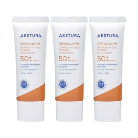 estra Aestura Derma UV365 Barrier Moisture Inorganic Sunscreen 40ml (SPF50+) 3pcs So / 에스트라 더마 유브이365 장벽수분 무기자차 선크림 40ml(SPF50+) 3개 So