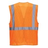 Portwest C376ORRM Athens Mesh Air Executive Vest, Medium, Orange