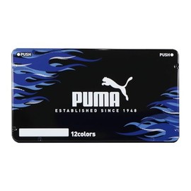 Kutsuwa PM557 Puma Colored Pencils, 12 Colors Can Case