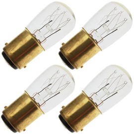 Industrial Performance 10S6/10DC 250V, 10 Watt, S6, Bayonet (BA15D) Base Light Bulb (4 Bulbs)