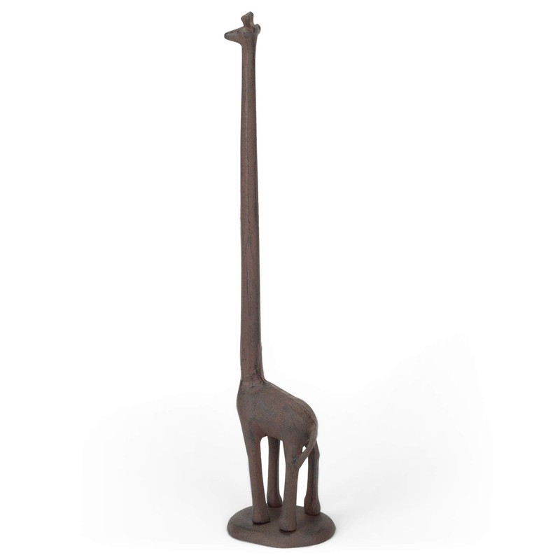 47th & Main Cast Iron Paper Towel Holder, 17-Inches Tall,