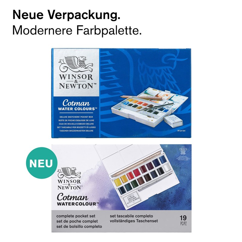 Winsor & Newton - Cotman Water Colour Paints Deluxe 16
