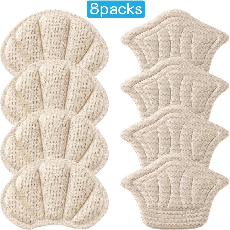 Heel Cushion Pads, Adhesive Back of Heel Grips Inserts for