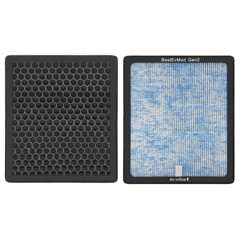 BestEvMod Air Filter Gen2 Compatible with Rivian R1T & Rivian