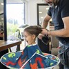 Dinosaur Hair Cutting Cape, Cartoon Dinosaur Prints Adjustable Haircut Cape
