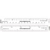 Map Ruler for 1:25,000 Scale Maps. LAT/Lon, Miles, Kilometers