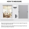 Paramondo 2 Sets DIY Window Screen Frame Kit, White, 46"