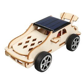 Artec 55410 Wooden Solar Car Assembly Kit, Crafts, Eco-SDGs, Free Research, Summer Vacation, Outdoor, Elementary School Students, Experiments, Challenges