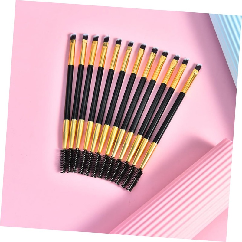 FOMIYES 36 Pcs Professional Makeup Brush Set Double-ended Mascara Brush