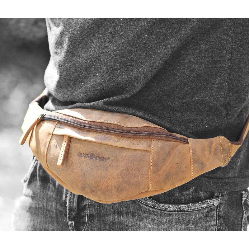 Greenburry Vintage Bum Bag Leather 36 cm braun