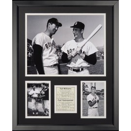 Legends Never Die Ted Williams & Carl Yastrzemski Framed Photo Collage, 16" x 20"