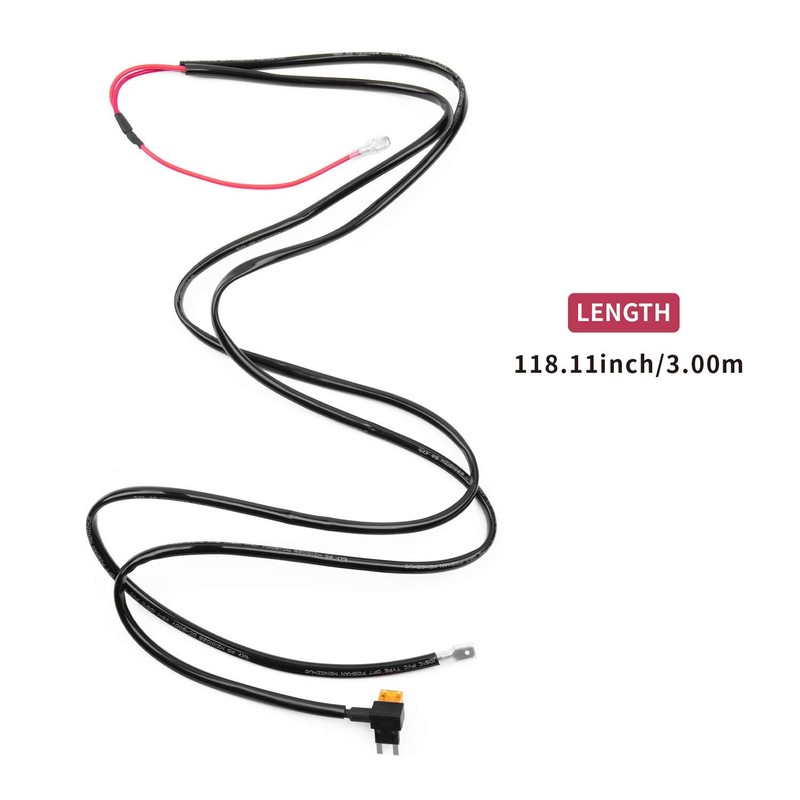 BEEYEO DRL Wiring Harness 7 inch LED Headlight Conversion Cable