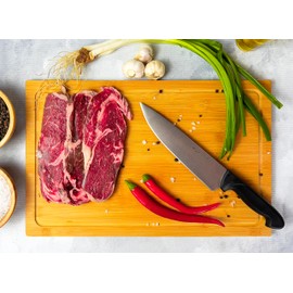 Jakmell Kitchenware 8 inch Chef's Knife, Stainless Steel Large Kitchen Knife with Durable Handle