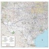 MapSherpa: Texas State Wall Map - 26 x 27 inch