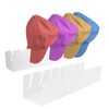 GRSECPO 2 Pack Acrylic Baseball Cap Organizer – Space-Efficient Stand