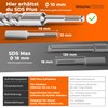 SDS Plus hammer drill bit/masonry drill bit, 4-edged