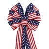 13 inch Stars and Stripes Patriotic Flag Bow by Package