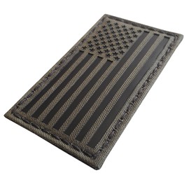 Ranger Green Infrared IR USA American Flag 3.5x2 IFF Tactical Morale Touch Patch