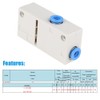 Socialme-eu AZH10BS-06-06 Pneumatic Vacuum Generator Air Vacuum Generator Reusable Packaging