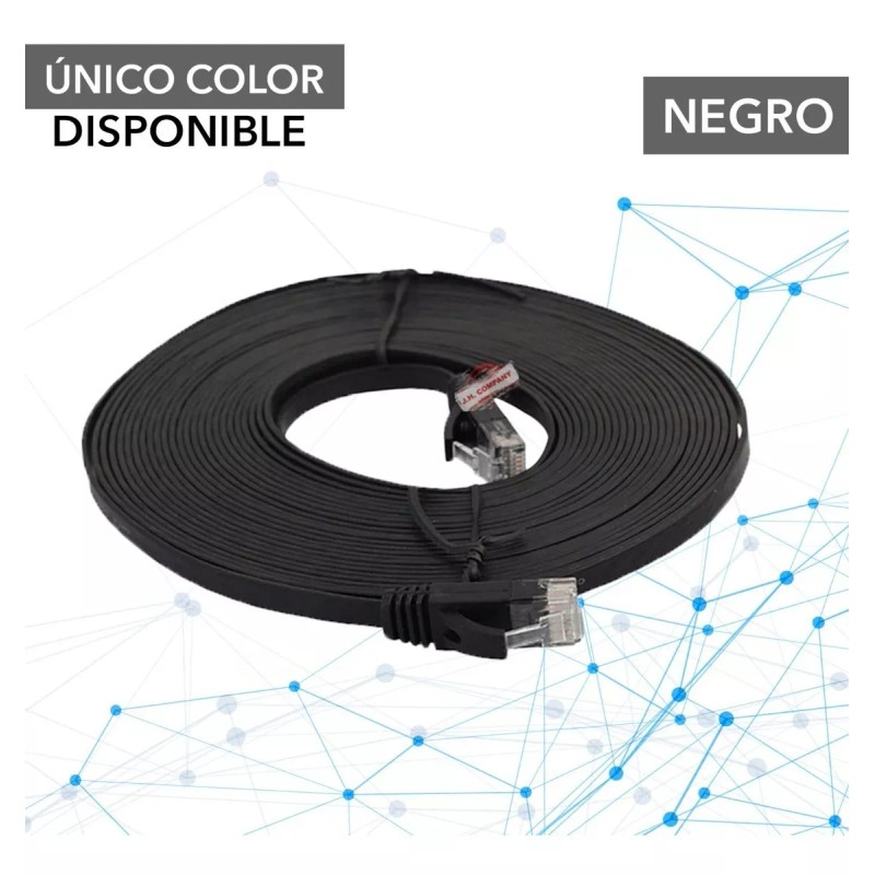 J.H. Company Cable Red Plano Categoria 6 Cat6 Rj45 Utp