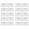 10Pcs Joining Plate Aluminum Flat Connecting Reinforcement Vertical Connection Tool