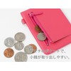 Slip-On NSL-3402 Noir Key Coin Pass Pouch, Pale Pink, Genuine