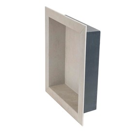 Palisade 17.5 in. x 15.5 in. Vinyl Waterproof Shower Niche Insert in Wintry Mix