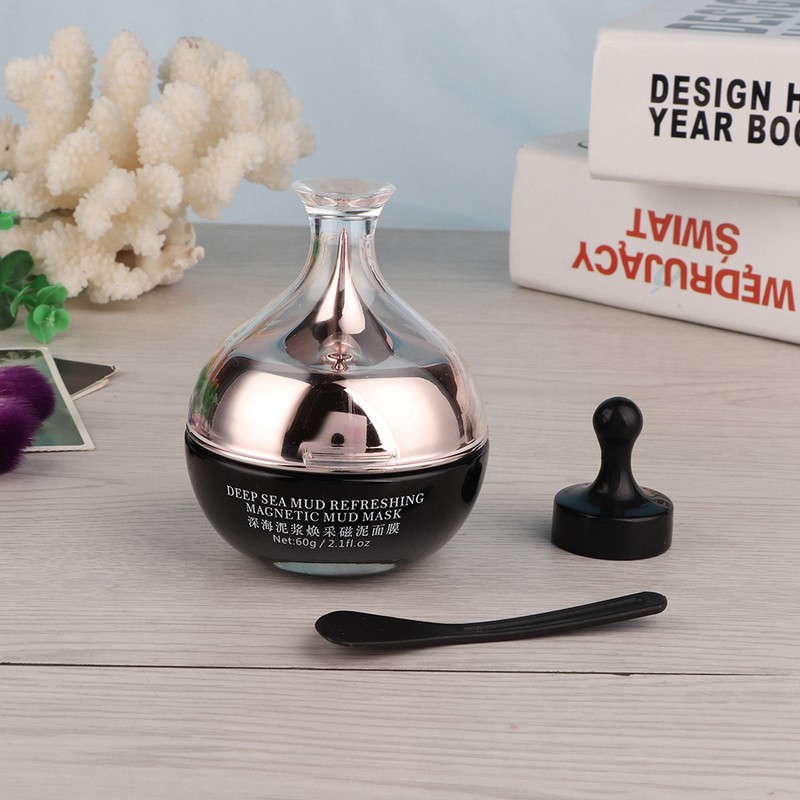 60g Black Magnetic Face Mud Mask Mineral Substance Mask Pore