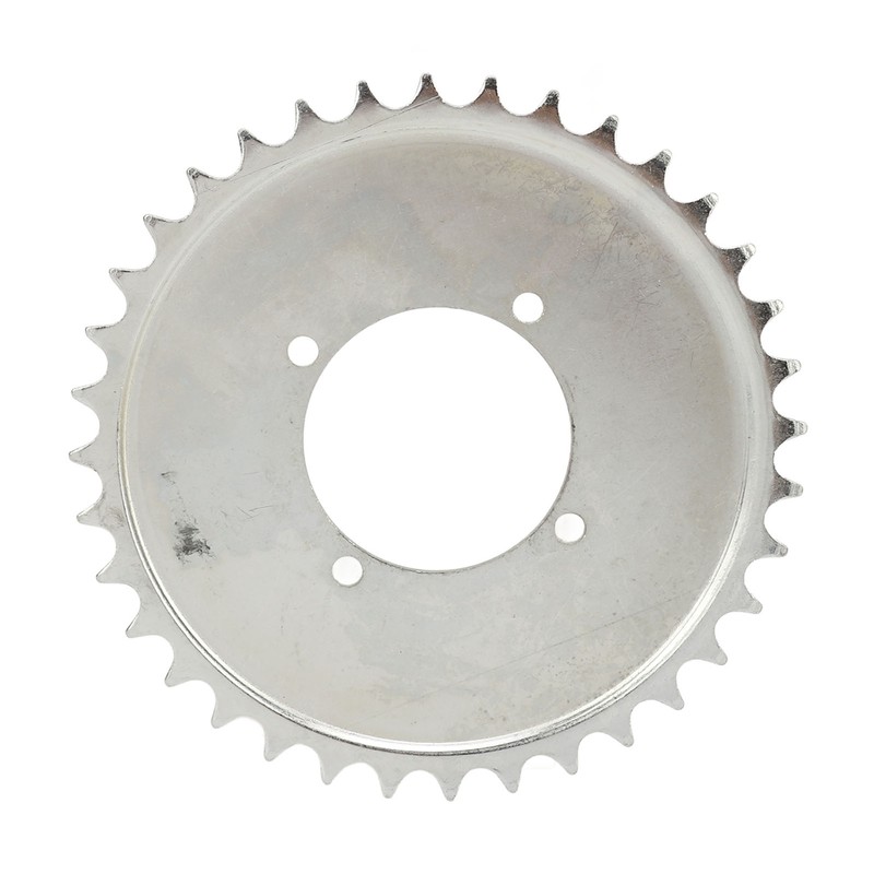 410 Sprocket Toothless Flywheel Kit with Silver Adapter Steel Light