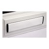 Yale YLP44-06/03-CP Letterplate/Letterbox, 300 mm, Fits 38-78 mm Doors, White