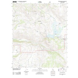 California Maps - 2012 Morena Reservoir, CA - USGS Historical Topographic Wall Art : 24in x 30in, Large Wall Art Map