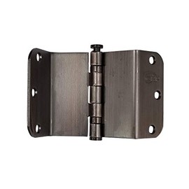 Swing Clear Expandable Offset Oil Rubbed Bronze Door Hinges, 3.5" Inch with 5/8" Inch Radius, Ball Bearing for Smooth Function, Sold Individually