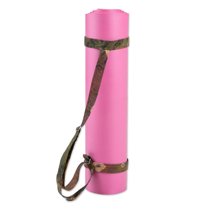 NOVICA Cotton yoga mat carrier, 'Java's Calm'