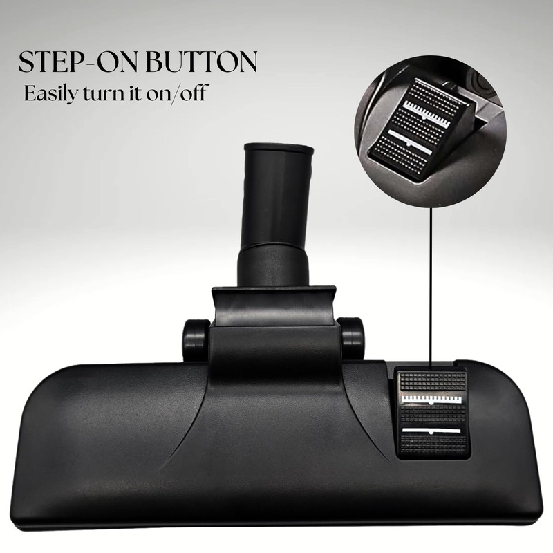 OVENTE Replacement Floor Brush Head Attachment for Bagless Canister Vacuum