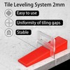 Tile Leveling System 3mm,500 pcs Tile Levelling System Clips,for Professional