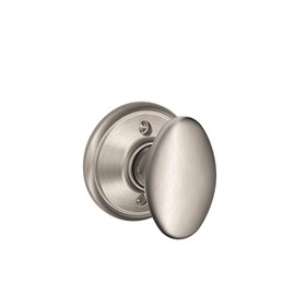 Schlage F170SIE619 Siena Dummy Knob, Satin Nickel